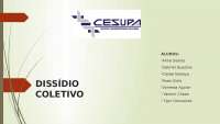 Dissídio Coletivo - Processo do Trabalho