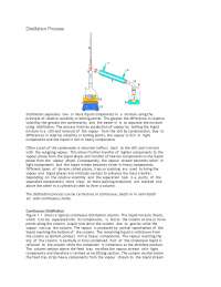 Distillation Processes: Continuous, Batch, and Semi-Batch Distillation