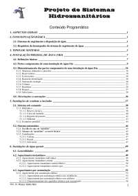 Projeto de Sistemas Hidrosanitários