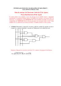 Exercícios de Logica Digital II