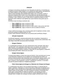RESUMO DENGUE MICROBIOLOGIA