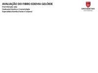 avaliação fibroedema