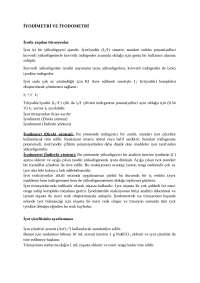 İyodimetri ve iyodometri