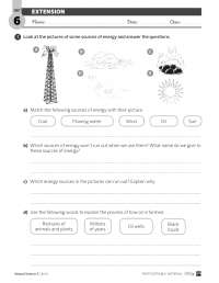 Natural Science 3. Unit 6: Energy Sources and Transformations
