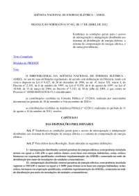Resolução normativa ANEEL 482/2012