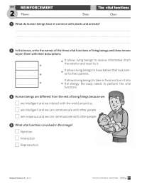 Natural Science 3. Unit 2