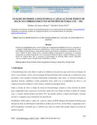 ANÁLISE DO PERFIL LONGITUDINAL