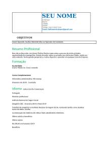 MODELO DE CURRICULO PARA DOWLOAD