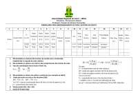 FORMULÁRIO PARA DIMENSIONAMENTO DE REDE COLETORA DE ESGOTO