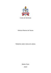 relatorio sobre aula de bacteriologia