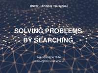 Problem Solving by searching