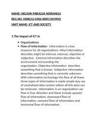 ICT and society notes