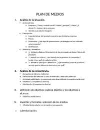 plan de medios plan de medios