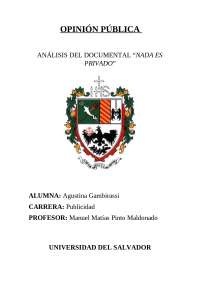 CAMBRIDGE ANALYTICA Y LA DEMOCRACIA