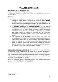 WALTER LIPPMANN OPINIÓN PÚBLICA