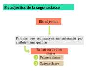 Els adjectius de la segona classe