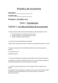 Practica de economia 1 - Docsity