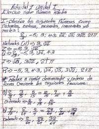 numeracion de numeros enteros