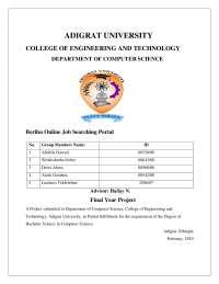 online job searching portal