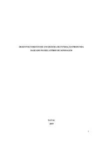 Dimensionamento de Estacas de Hélice Contínua: Fundação Profunda