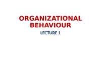 Organizational Behavior by Stephen P Robbins`