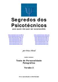 Teste Paliografico em uma determinada função .