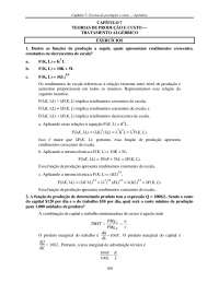 Economia Industrial - Teorias de Produção e custo