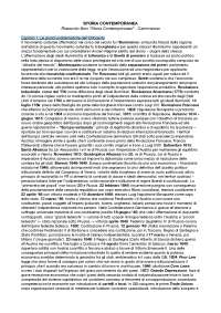 Riassunto libro Cammarano "Storia Contemporanea" - Docsity