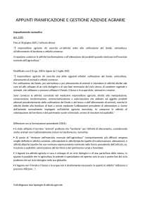 Attività Agricole Connesse: Definizione, Caratteristiche e Rischio Economico - Prof. Andre