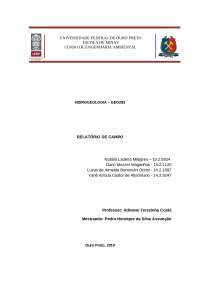 Trabalho Hidrogeologia