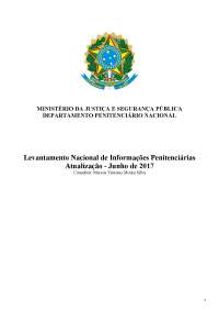 Levantamento Nacional de Informações Penitenciárias