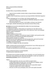 Überblick Koselleck - Fiktion und geschichtliche Wirklichkeit
