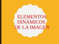 Elementos dinámicos de la imagen