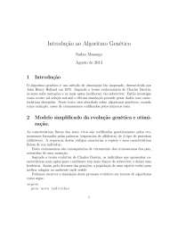 Algoritmo Genético - Apostila Completa