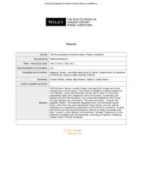 Themis, Encyclopedia of Ancient History