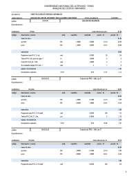 Analisis de costo unitario de inastalaciones sanitarias