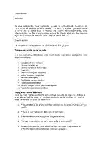 traqueostomia y flebotomia