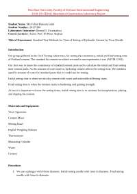 Material of construction lab report