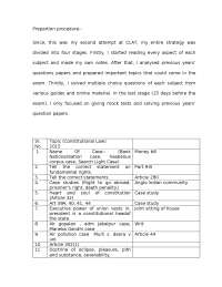 case law on constitution