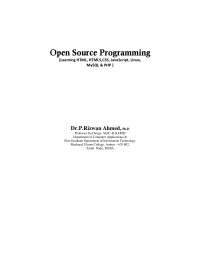 Open Source Programming BCA BSc - Docsity