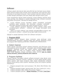 software dan konsep basis data