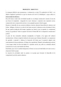 propuesta didactica sobre le futuro simple en español