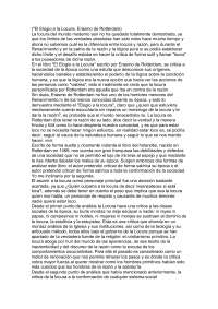 erasmo de rotterdam elogio a la locura