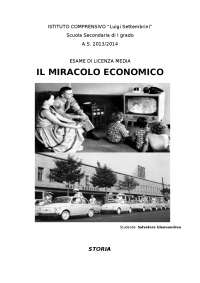 Il miracolo economico Docsity