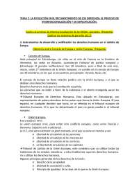 APUNTES DERECHOS HUMANOS TEMA 2 - Docsity
