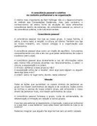 Consciência pessoal e coletiva