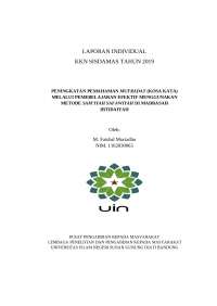 Model pembelajaran bahasa arab cooperative learning tipe make a match