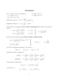 Formulario Física Cuantica