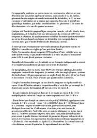 Orientation et Mesurage d'Angles en Topographie