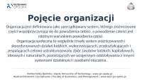 Nauka o organizacji i pojęcia